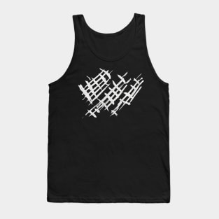 Abstract Net - Tissue Texture Background Tank Top